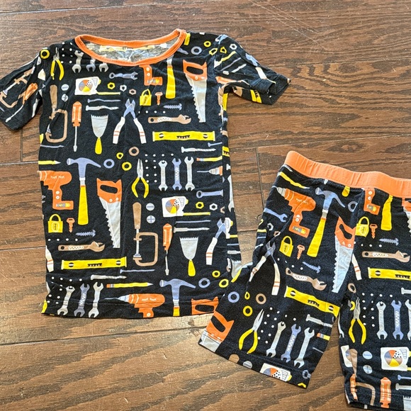 Little Sleepies Little Builders bamboo pajama set, 5/6 - Picture 2 of 6